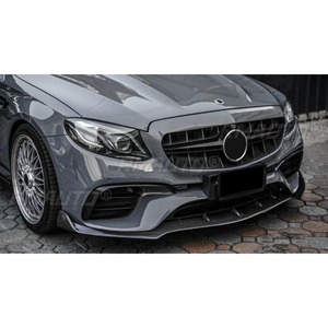 สปอยเลอร์กันชนหน้ารถยนต์ทำจากคาร์บอนไฟเบอร์แท้ สำหรับ Mercedes Benz E-Class ปี 2016-2020 รุ่นดัดแปลง E63 ฝาครอบช่องระบายอากาศกันชนด้านข้าง - Product Image 3