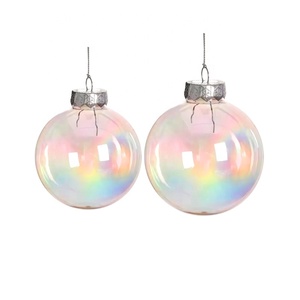 Palline Trasparenti Iridescenti da 6cm/8cm <span class=keywords><strong>per</strong></span> Albero di <span class=keywords><strong>Natale</strong></span>, <span class=keywords><strong>Decorazioni</strong></span> Arcobaleno Riempibili <span class=keywords><strong>per</strong></span> Feste e Matrimoni - Product Image 4