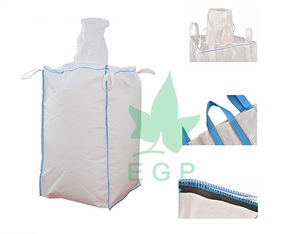 Sacs Jumbo en PP 100% antistatique EGP, 1000 kg, remplissage par le haut, bec verseur, fond plat et cloison, sacs FIBC, facteur <span class=keywords><strong>de</strong></span> sécurité 5:1 - Product Image 6