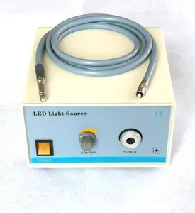 Sorgente luminosa a LED per cavo in fibra ottica portatile medico