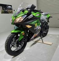 Kawasakii Ninja 200cc 400cc avec écran LCD, injection de carburant ABS, phares Devil's Eye Angel
