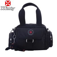 Sac fourre-tout à bandoulière XL en nylon vintage pour femmes sac à main à fermeture éclair bohème minimaliste durable à la mode style lettre étanche