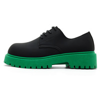 Chaussures décontractées pour hommes en PU artificiel au design unique, style Instagram, esthétique haut de gamme, semelle épaisse rehaussante