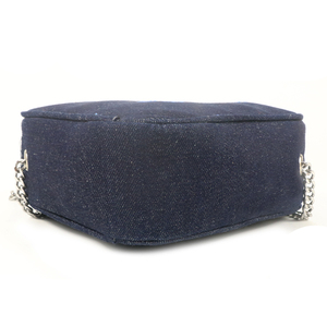 Sac bandoulière rétro en jean pour femme, grande capacité, style coréen, avec fermeture éclair et bandoulière, motif cœur mignon - Product Image 5