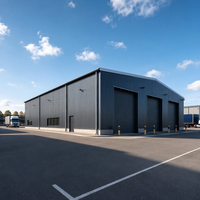 Structure en acier préfabriquée pour entrepôt industriel, atelier de logistique, bâtiment à grande portée et haute résistance