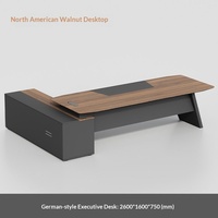 LBZ-134X Bureau de direction en L et ensemble chaise Xiao Hanjiang - Mobilier de bureau moderne et épuré