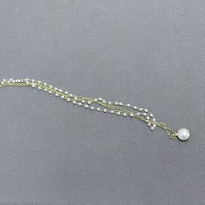 महिलाओं के लिए नई फैशन नकली मोती हार का आभूषण महिलाओं के लिए प्रत्यक्ष कारखाने के फैंसी आभूषण से गोल आकार का पेलेंट हार - Product Image 4