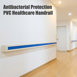 PVC Anti-Collision Foldable Water Resistant Handrail Hospital Corridor <strong>Wall</strong> Guard Medical <strong>Rail</strong> for Clinic Nursing Home Hotel - Product Image 2