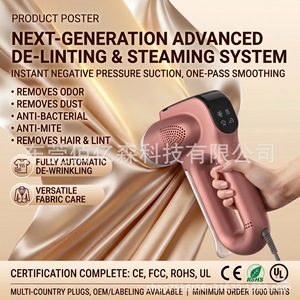 Handheld Suction <b>Steamer</b> 1.9L 2.2L Electric Garment <b>Steamer</b> With Stand For Home Use - Product Image 4