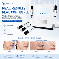 Appareil professionnel de soin du visage, microdermabrasion, hydrofacial, jet d'eau et d'oxygène pour le rajeunissement et l'éclaircissement de la peau