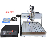 Nouvelle conception 1500W 6040Z-S 3 axes CNC perceuse petite fraiseuse