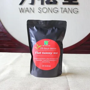 Wansongtang 28Day detox dimagrante piatto stomaco tummy tè organico sottile verde Migliore sano winstown perdere peso tè