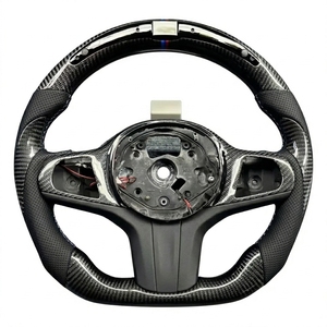 Volant en cuir Nappa de qualité supérieure avec fibre de carbone, style OEM pour BM/W G20 <span class=keywords><strong>330e</strong></span> G30 530e 2019-2024, modèles hybrides - Product Image 6