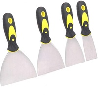 Nouveaux produits technologiques en vente chaude, couteaux à mastic, outil de construction, couteau à mastic à manche en caoutchouc, grattoir avec manche en bois