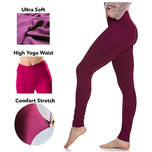 Celana Legging Wanita Elastis, Celana Legging Wanita Ketat, Legging Spandeks, Warna Permen, Waktu Petualangan, Sangat Elastis - Product Image 2