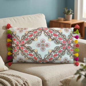 Vente en gros en vrac design personnalisé brodé taie d'oreiller bohème pour la maison hôpital décor bohème salon accessoires décoratifs - Product Image 3
