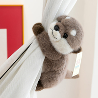 Usine Vente Directe Loutre En Peluche Jouet Mignon Étreignant Loutre En Peluche Jouet Doux Simulé Loutre avec Les Deux Mains Aimant En Peluche Jouet