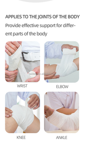 Venda Elástica Autoadhesiva de Gasa Médica de Clase I de 6CMx4M, Vendaje Elástico para el Cuidado de Heridas, Primeros Auxilios para Tobillos, Rodillas, Brazos y Cuerpo - Product Image 4