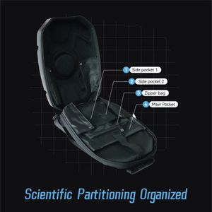 Mochila con pantalla LED tipo ojo dinámico con función antirrobo Accesorio de viajero urbano de tendencia novedosa - Product Image 3