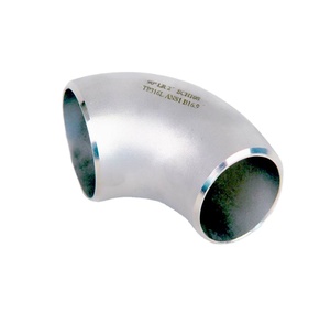 Wp <span class=keywords><strong>904l</strong></span> Khuỷu Tay Thép Không Gỉ 304 Lắp Đặt Đường Ống 1/2 Khuỷu Tay 4 Inch Thép Không Gỉ 90 Độ Khuỷu Tay - Product Image 1