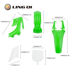 LING QI アポロ オライオン プラスチック製フェアリングボディキット、アポロ オライオン用マッドガードフェンダー、燃料タンクとシートピット、ダートモータートレイルバイク用 - Product Image 2