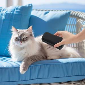 Pelusa de plástico Pet <span class=keywords><strong>Dog</strong></span> Grooming Brush <span class=keywords><strong>Hair</strong></span> Remover para perro de pelo largo - Product Image 6