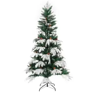 New Design Navidad Magic Tree Christmas 5Ft 6Ft 7Ft Rotating Hanging Ornaments Pvc/Pet Foil Christmas Trees With Led Lights