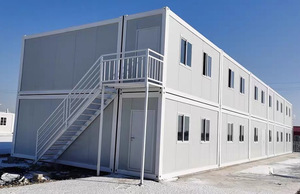 Casa Contenedor Plegable Portátil de 20 Pies con Estructura de Acero, Edificios Prefabricados, Pequeña Casa Plegable para Uso Industrial - Product Image 3