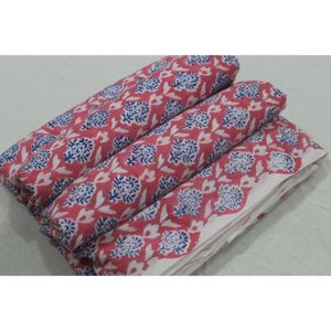 Proveedores de Tela Estampada a Mano de Jaipur, India, Tela 100% Algodón, Tela Suave Natural Estampada a Mano por Metro - Product Image 1