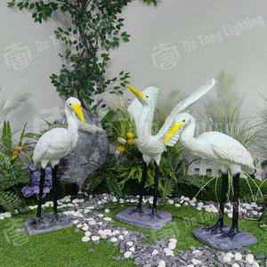 Holiday Egret Sculpture Decorative Light Ip65 Outdoor Led <b>Bird</b> <b>Lamp</b> For Park Lawn Festive Display - Product Image 2