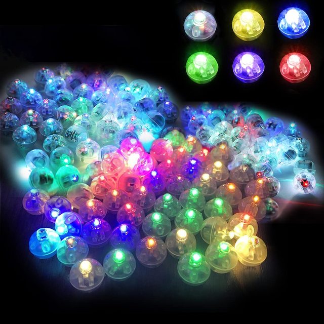 Multicolor Mini Round Ball LED Balloon Light