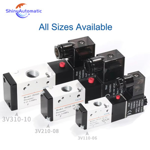 Válvula Solenoide de Control Neumático 3V210 NPT1/4 G1/8 para Automatización de Procesos de Maquinaria Neumática Industrial, 5 Vías, 2 Posiciones - Product Image 2