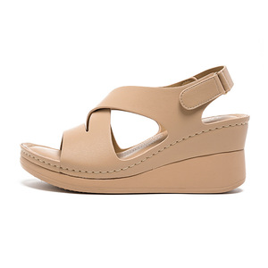 Sandales d'été tendance à talons ouverts en cuir PU, semelle souple antidérapante pour femme, idéales pour la marche en extérieur (<span class=keywords><strong>Babouche</strong></span> Femme) - Product Image 5