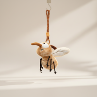 Porte-clés en peluche original et mignon (moustique, cafard) – Série insectes amusants, pendentif de sac, cadeau fantaisie – Vente en gros, usine OEM ODM personnalisée