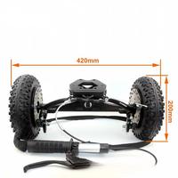 Trucks de mountainboard à ressorts avec roues de 8 pouces et frein à disque pour longboard tout-terrain