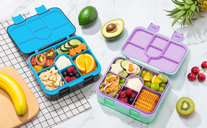 Lonchera Infantil Personalizada Estilo Bento con Tapa de Plástico Ecológica, Libre de BPA, Apta para <span class=keywords><strong>Microondas</strong></span>, Contenedor de Alimentos para el Regreso a Clases - Product Image 2