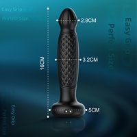 Vibromasseur anal pulsatoire, stimulateur de prostate, télécommande sans fil, jouet sexuel longue distance