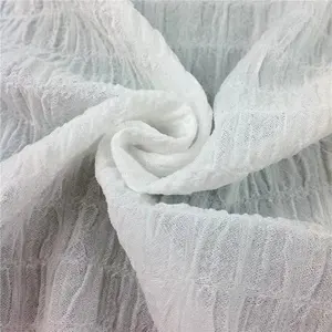 Lentera kerut bawah kain produsen sumber poliester penuh digital dicetak kain putih