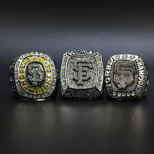 San Francisco <span class=keywords><strong>Giants</strong></span> 2010 2012 2014 MLB Baseball Kampioenschap Mode Ringen Vier Titoelen Stijl Gemaakt van Legering Princess Cut Yue - Product Image 1