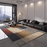 Tapis de salon, tapis de canapé, tapis de table basse, décoration d'intérieur de luxe léger, design moderne minimaliste haut de gamme, tapis de chambre à coucher grande surface, tapis de chevet