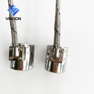 <span class=keywords><strong>VINSON</strong></span> Acier Inoxydable Mica Anneau Chauffant 220v 160w Bande Chauffante Électrique Mica Isolée Extrudeuse Chauffe - Product Image 2