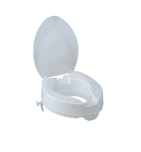 Elevador de asiento de inodoro para ancianos, alta calidad, altura ajustable, con pasamanos - Product Image 5