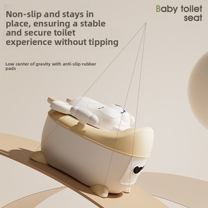 Siège de toilette portable mignon pour bébé, motif dessin animé, pour enfants, garçons et filles, pot pour nourrissons - Product Image 3