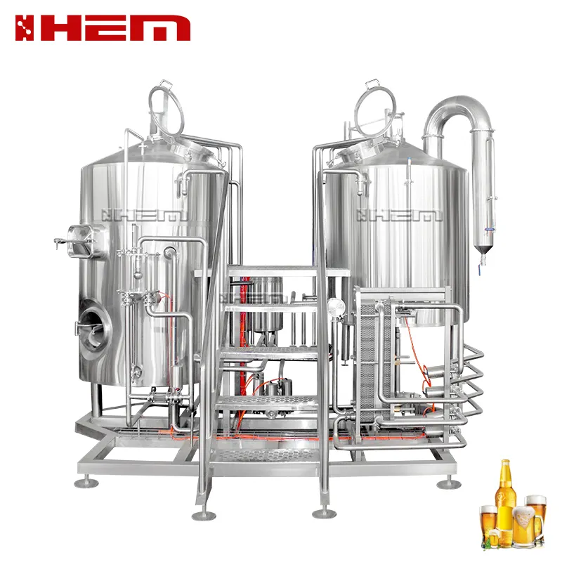 Pequeño sistema de elaboración de cerveza, 200L, 300L, 500L, micro cervecería, equipo de elaboración de cerveza para uso industrial o doméstico