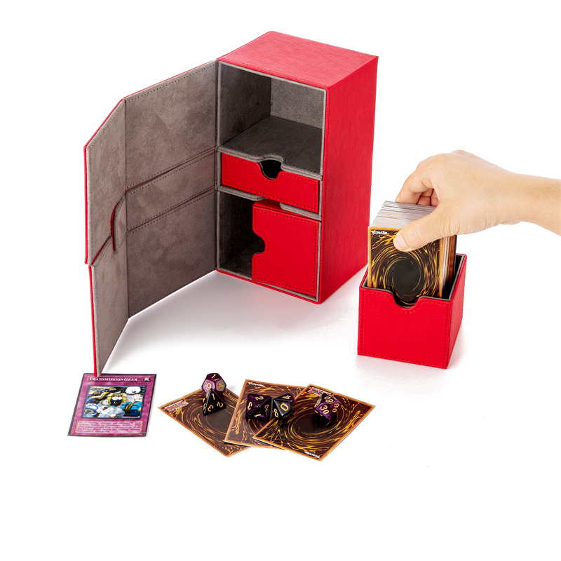 Лидер продаж на Amazon, очень большая колода карт MTG с коробкой для игральных костей, аксессуары для настольных игр из высококачественной искусственной кожи с большой емкостью