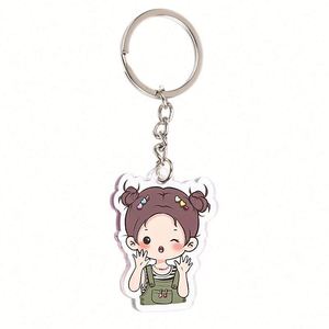Design Custom Acrylic Charm Rainbow Holographic <b>Flash</b> Transparent Acrylic Keychain Kpop Acrylic Keychain - Product Image 4