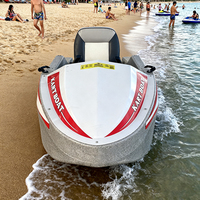 Mini bateau à moteur électrique - Jet ski multifonctionnel avec une vitesse maximale de 52 km/h, 115-150 CV, 2 places, pour le ski nautique et le surf