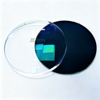 Lentes ópticas CR39 de fabricante con bloqueo de luz azul rápida, cambio de color HMC 1.56, protección UV420 y cambio de color.