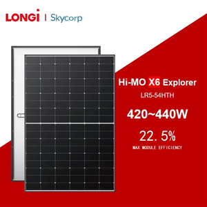 Pour panneau solaire PERC haute puissance Hi-MO X6 Explorer LR5-54HTH 420W-440W avec technologie cellulaire avancée, efficacité de 22,5% - Product Image 1