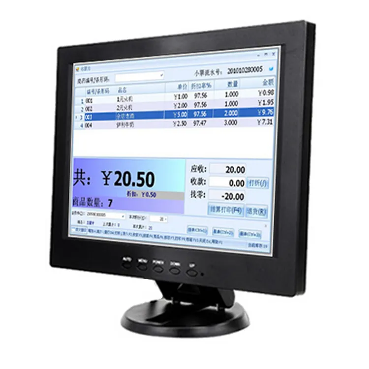 1024*768 10 Inch LCD Monitor 4:3 VGA Đầu Vào Nhỏ Nhỏ 10 "AV Màn Hình 10 Inch TFT LCD TV Monitor